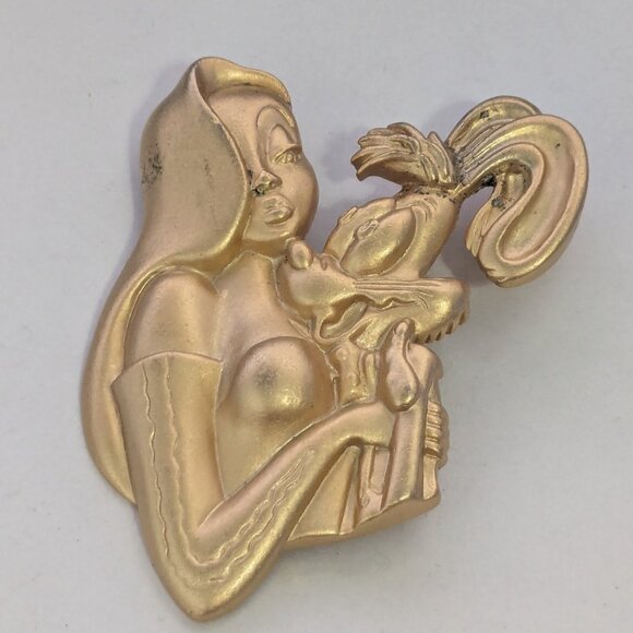 **RARE** Jessica Roger Rabbit Disney Amblin Who Framed Roger Rabbit Brooch Pin - Picture 1 of 5